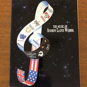 MICHAEL CRAWFORD 1992 SOUVENIR PROGRAM SIGNEDTHE MUSIC OF ANDREW LLOYD WEBBER